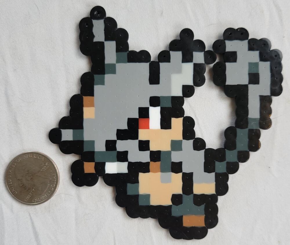 Alolan Rattata Menu Icon Pokemon Perler Bead Pixel Art